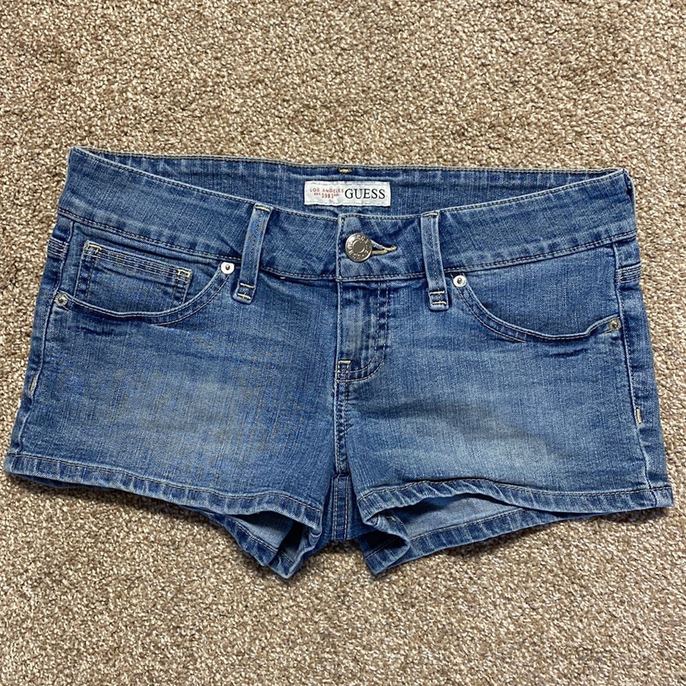 Vintage Guess Rhinestone Denim Shorts